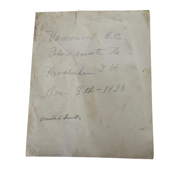 VTG 1938 Vancouver British Columbia Winter Power Couple Walking Stylish READ - Picture 2 of 9